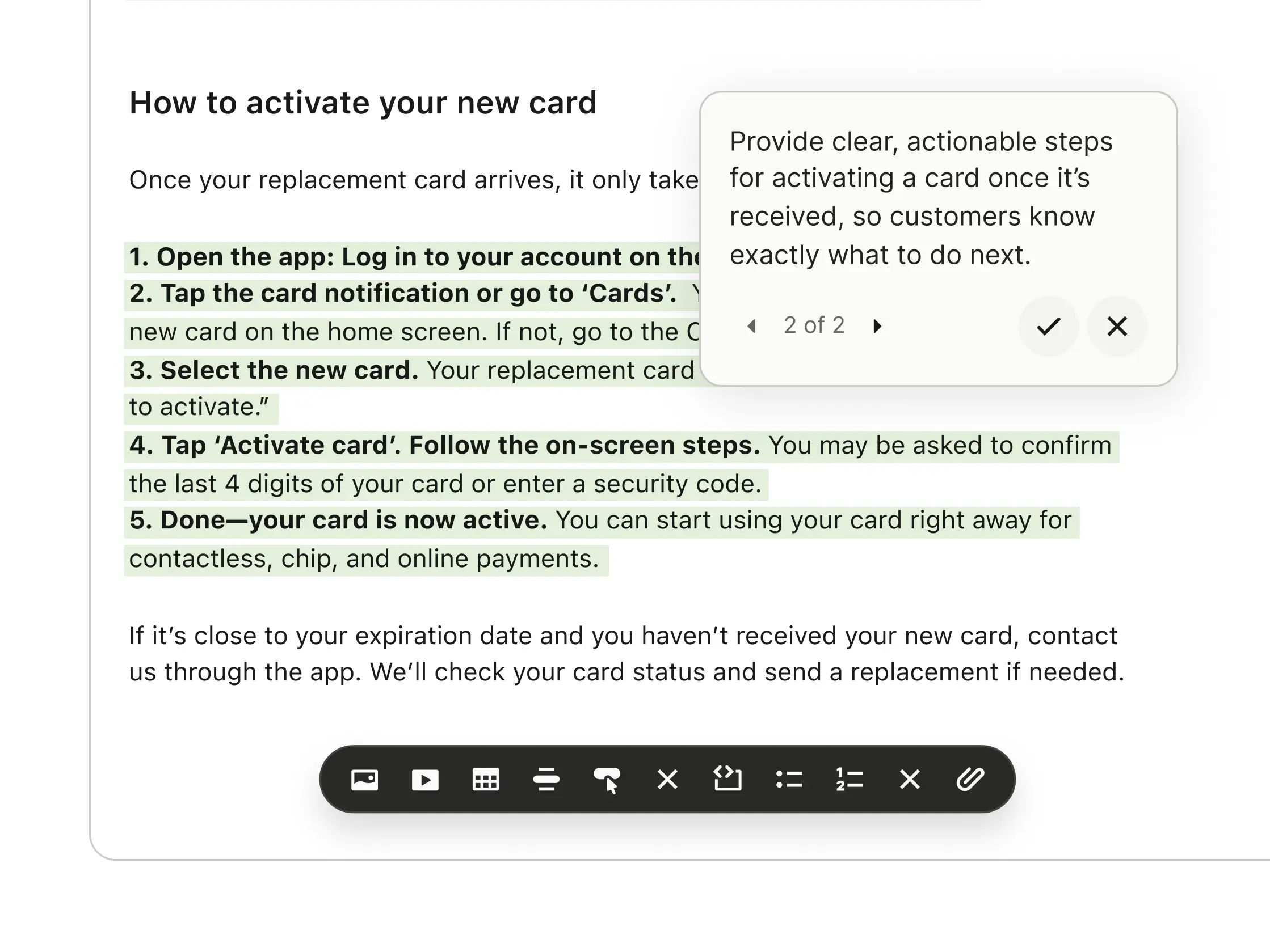 Optimize Dashboard One-click Accept