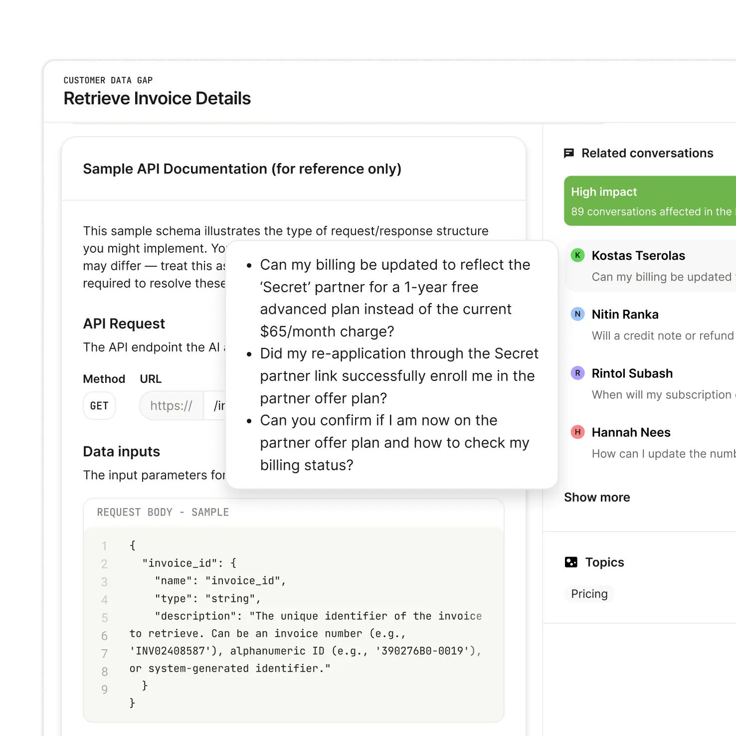 Optimize Dashboard AI Powered Suggestions