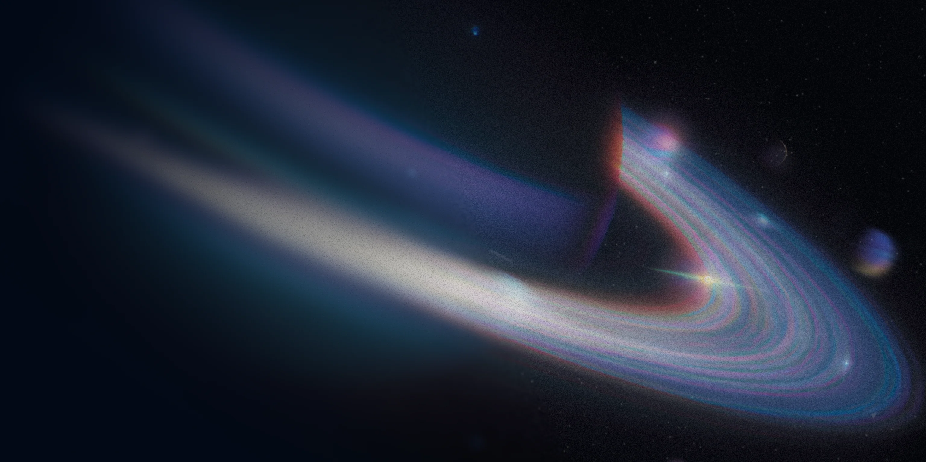 A decorative background depicting a gradient of colors