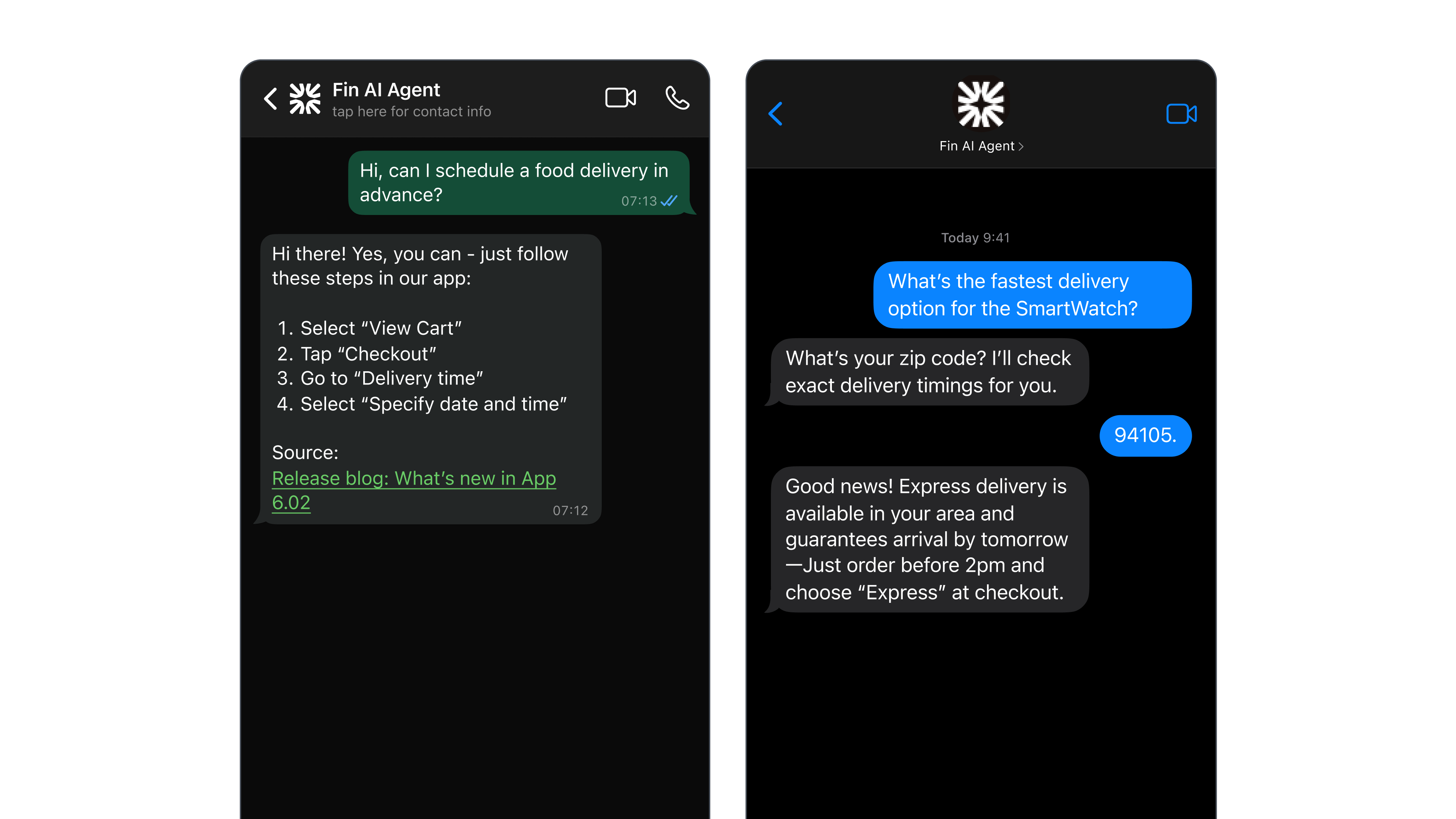 Sweo over Whatsapp and SMS